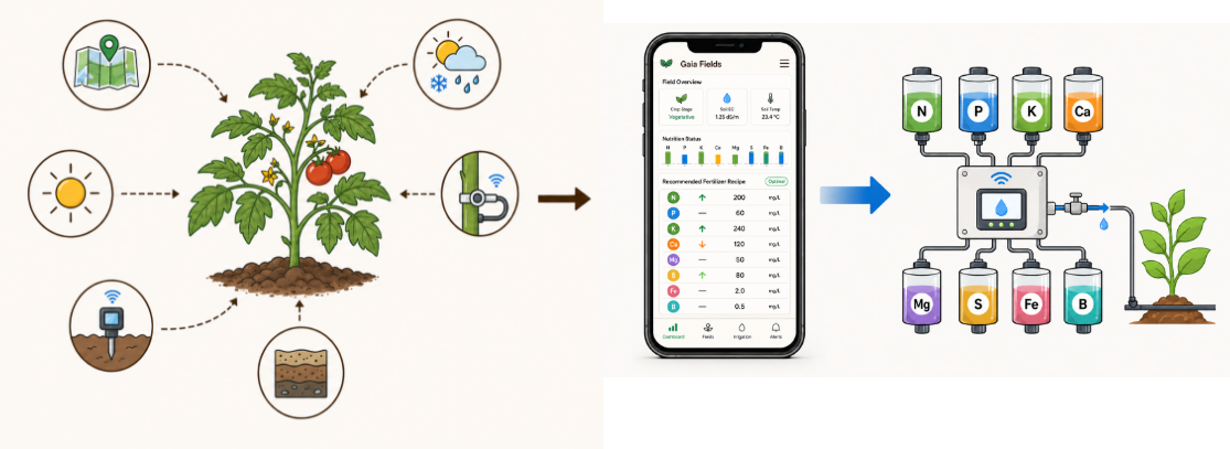 GAIA Full System — Data to Plant Pipeline